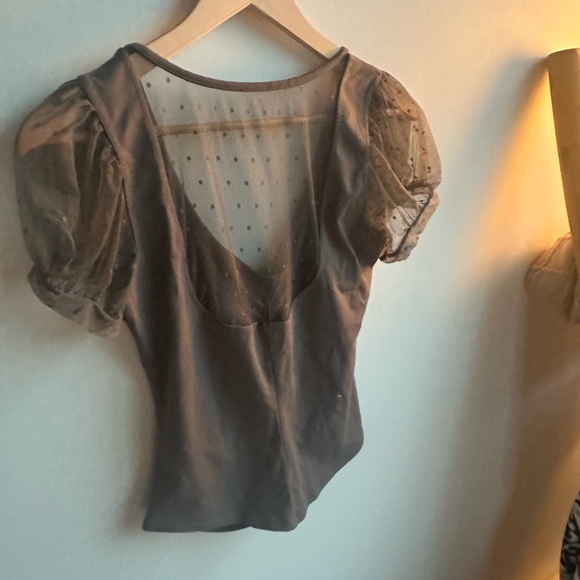 Grey Ruched Top - Picture 2 of 2